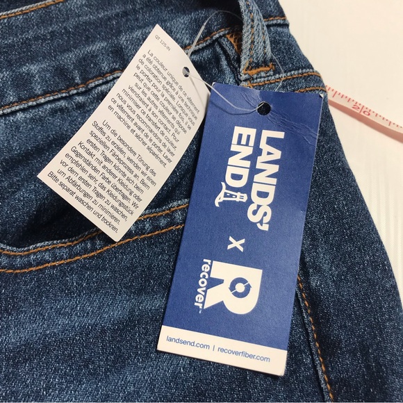 Lands' End Navy Blue NWT Straight Leg Jeans Size 18W - Picture 10 of 15